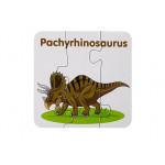 Edukačné puzzle dinosaury
