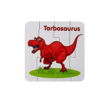 Edukačné puzzle dinosaury