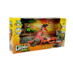 Sada Dinosaurus červený + figúrky, príslušenstvo