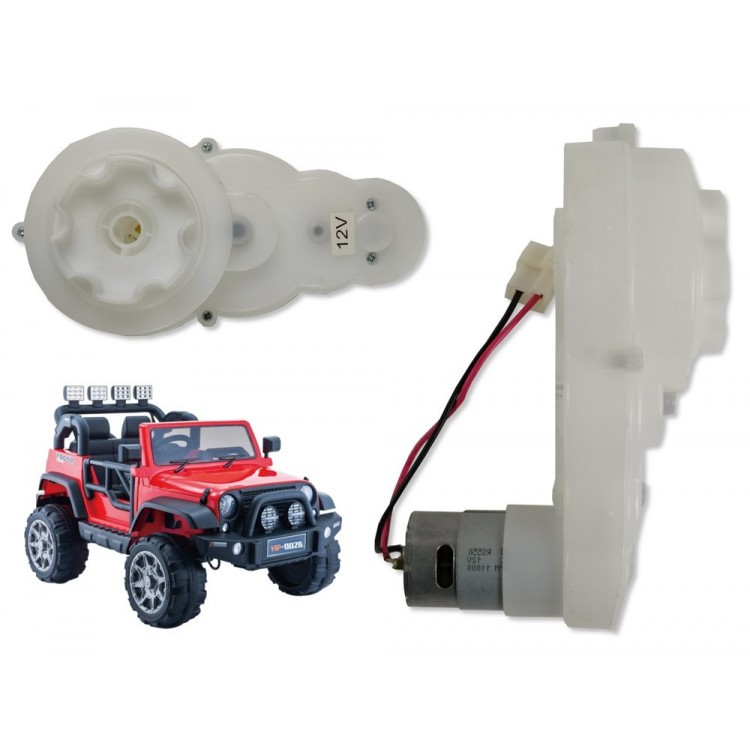 Motorčeky s prevodovkou pre Elektrické autíčko 12V 11000RPM pre HP012