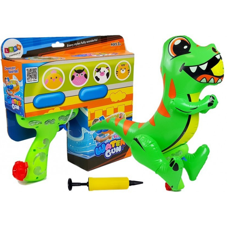 Veľká nafukovacia vodná pištoľ dinosaura