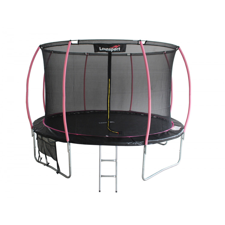 Trampolína LEAN Sport Max 366 cm - čierno-ružová Trampolína LEAN Sport Max 366 cm - čierno-ružová