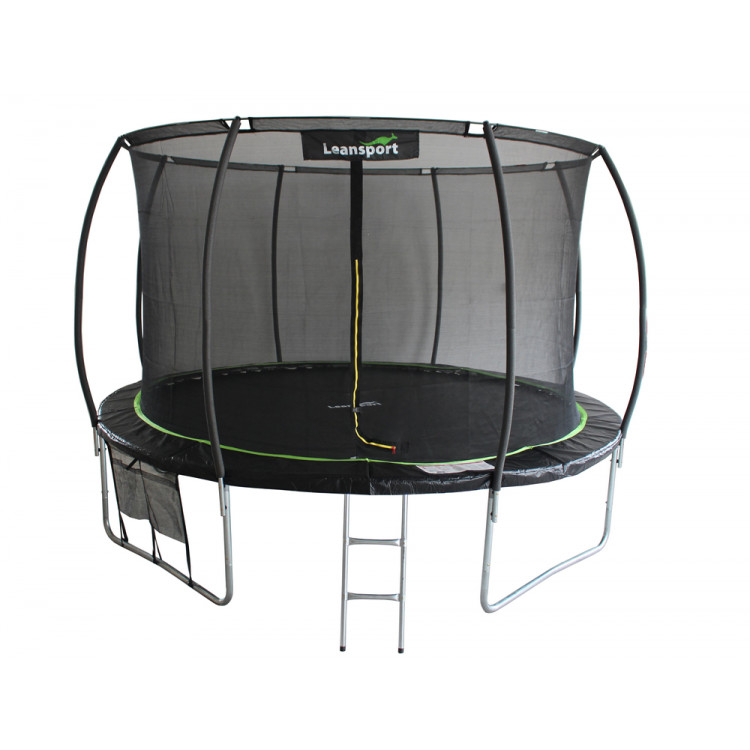Trampolína LEAN Sport Max 426 cm - čierno-zelená