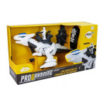 RC Dinosaurus Tyrannosaurus Interaktívny diaľkovo ovládaný robot K18, programovanie – biela