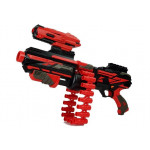 Pištoľ na penové náboje so zameriavačom červeno-čierny