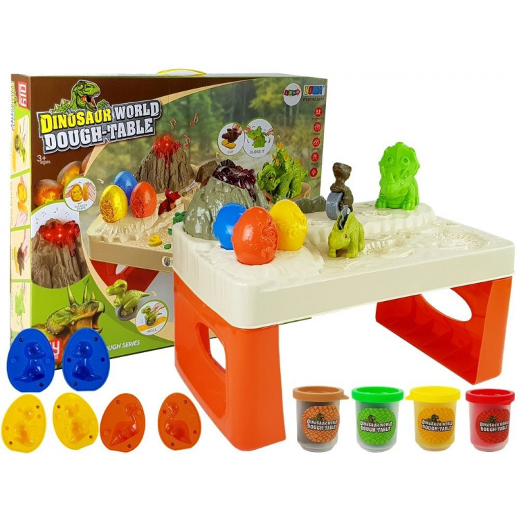 Stolík s plastelínou Dinosaurí svet