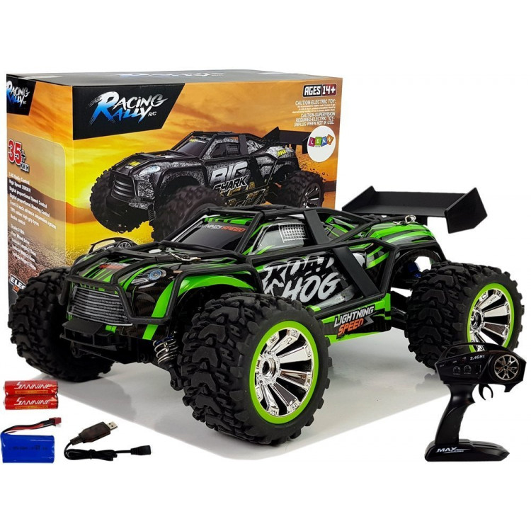 Off-road auto na diaľkové ovládanie 2,4Ghz 1:18 35km/h zelené