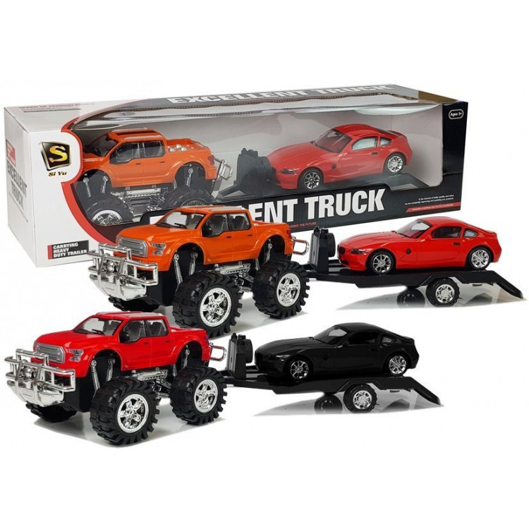 Monster truck s odťahovkou