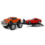 Monster truck s odťahovkou