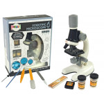 Detský vzdelávací mikroskop biely