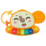 Interaktívne chodítko/stolík 2v1 červené