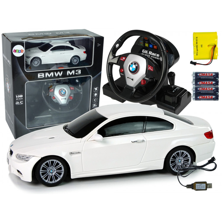 BMW M3 1:18 RC - Biele BMW M3 1:18 RC - Biele
