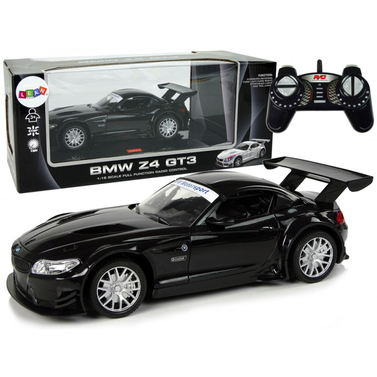 RC auto BMW Z4 GT3 1:18 - čierne