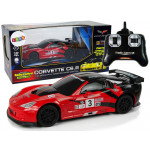 RC Športové auto Corvette 1:24 - červené RC Športové auto Corvette 1:24 - červené