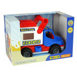 Plastové záchranné auto červeno-modré