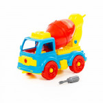 Stavebné auto otočný domiešavač s figúrkou
