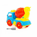 Stavebné auto otočný domiešavač s figúrkou