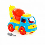 Stavebné auto otočný domiešavač s figúrkou