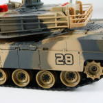 Sada tankov nemecký Tiger a Abrams 1:32 RC RTR - modrý a zelený