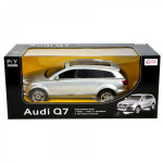 Audi Q7 1:14 RTR (napájaná AA batériami) - strieborná