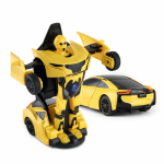 Rastar : Mini transformátor Die Cast 1:32 RTR (napájaný z batérie) - žltý