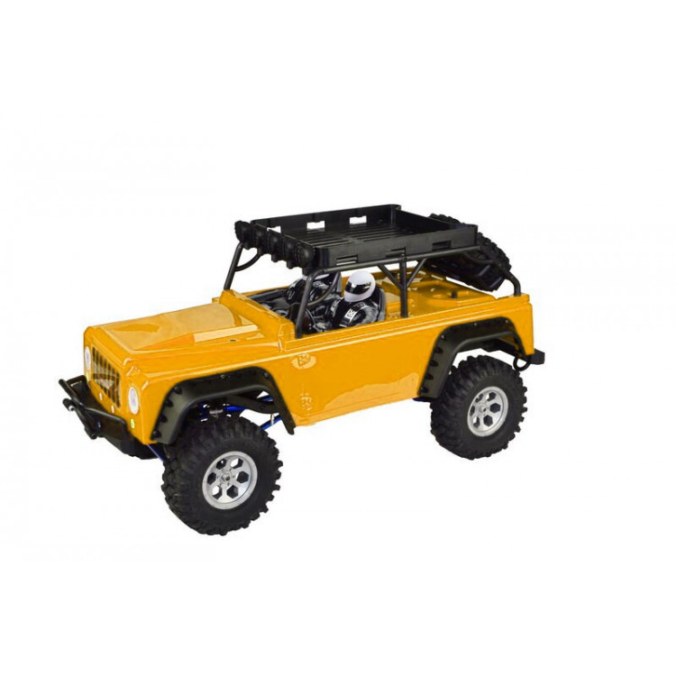 RC autíčko Rock Crawler 1:10 4WD 2,4GHz žlté 