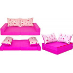 Detská pohovka Welox Collage - Kitty, ružová