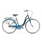 Bicykel Romet Angel 28" 3 prevodový L Čierno-modrý