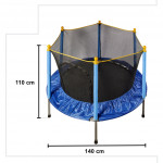 Detská záhradná trampolínová - sieť 140 cm