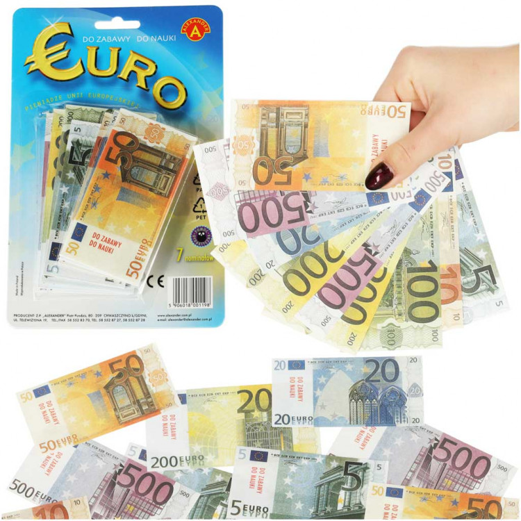 Edukačná hračka euro peniaze – 119ks.