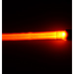 LED svietiace vodítko pre psov 2,5x120cm - oranžové