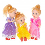 Bábiky do domčeka pre bábiky sada 3ks 10cm