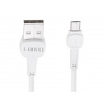 L-BRNO Rýchlonabíjací kábel Micro USB biely