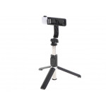Selfie tyč lampa statív statív čierna