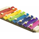 Farebný vzdelávací drevený cimbal