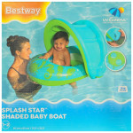 Detský nafukovací čln BESTWAY so strieškou – zelený