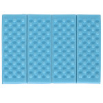 Skladacia penová podložka na turistické sedenie modrá