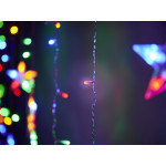 Vianočné svetielka 138 LED, 2,5m hviezdičky – viacfarebné