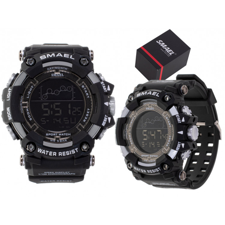 Pánske vodotesné hodinky SMAEL – čierne Pánske vodotesné hodinky SMAEL – čierne