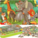 Detské puzzle ZOO zvieratká – 60 dielikov