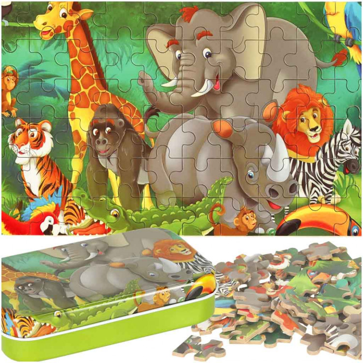 Detské puzzle ZOO zvieratká – 60 dielikov Detské puzzle ZOO zvieratká – 60 dielikov