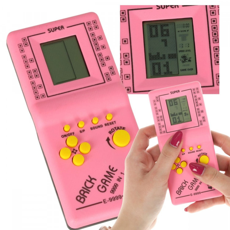 Elektronická hra Tetris 9999in1 pink Elektronická hra Tetris 9999in1 pink