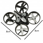 JJRC H36 mini 2.4GHz 4CH 6osý RC dron čierny