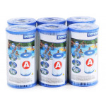 Filtračné filtre typu A - pre bazénové čerpadlo intex 29000 - 6 kusov