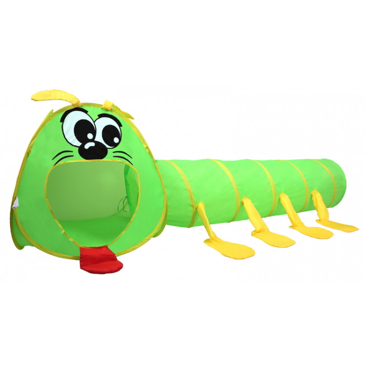 Detský stan stonožka - 2v1 zelená