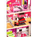 Veľký drevený domček pre bábiky s výťahom - Malibu Residence