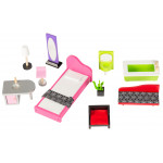 Veľký drevený domček pre bábiky s výťahom - Malibu Residence