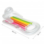 Nafukovací matrac na plávanie 58802 - biely