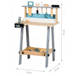 Drevená dielňa s náradím - 32 kusov