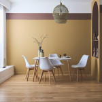 Sada 4 jedálenských stoličiek s vankúšom, biela - ModernHome